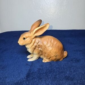 VTG Lefton Made In Japan Brown Bunny Rabbit Long Ears Figurine H6661